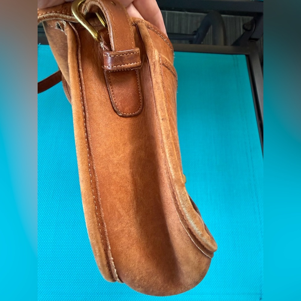 Vintage Coach Saddlery Leather Crossbody Bag - Picture 9 of 12